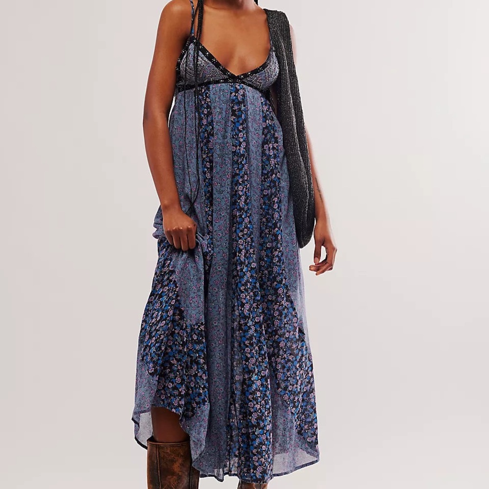 Free People Forever Time Sleeveless Midi Dress